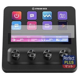 PDA�H�[ Elgato STREAM DECK + �Ή� PerfectShield Plus �ی� �t�B���� [LCD�^�b�`�p�l���p] ���˒ጸ �h�w�� ���{��
