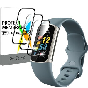 Ή Fitbit Charge 6 / Fitbit Charge 5 tB 3yYAGCɎqfށz X}[gEHb` p Fitbit Charge 6 KXtB PET Yf@ 24ԎCZp 3DȖ Fitbit Charge 5 ی t tB