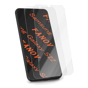 Galaxy S22 �K���X�t�B���� �w��Ή��\ �y2���Z�b�g�z SCG13 SC-51C �Ή� �S�ʋz�� �ی� �t�B���� ���Ɏq�� ������0.18mm �����K���X �d�x9H �\��t���ȒP ����炭���[ S22 �C�A�Ȃ� �M�����N�V�[ S2