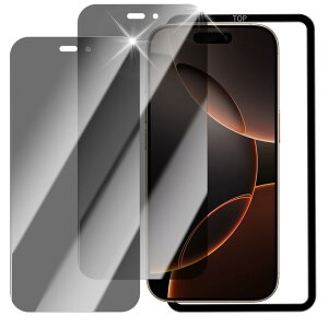 HUAKE `h~ YɎqfސ iPhone16 Pro p ̂h~ KXtB KX vCoV[ tB ʃtBy2zKChgt