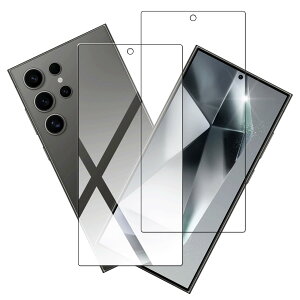 �Ή��y2���Z�b�g�zGalaxy S24 Ultra �p�� �K���X�t�B���� �M�����N�V�[ S24ultra �p �ی�t�B���� SC-52E/SCG26 �����K���X �t�B���� �t�� �ی�t�B���� �d�x9H �ϏՌ� ��U�h�~ �h�o �\��t���ȒP ����