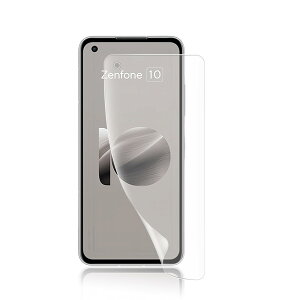 �y�K�C�h�g�t���E�ȒP�ȓ\��t�����zASUS Zenfone 10 �K���X�t�B���� �_�炩��TPU�f�� �w��F�ؑΉ� �������ɂ��� �C�A�[�� ���C�� Zenfone 10 �p �ی�t�B���� �S�� �ی� 3D�Ȗ� �p�Ȃ܂ŕ�����/�\
