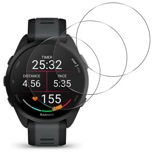 �y3���Z�b�g-�� �i���z�Ή� Garmin Forerunner 165 Music/ 165 �p�� ���X�t�B���� �ی�t�B���� Garmin Forerunner 165 Music ��ʕی�V�[�g Forerunner 165 �t���V�[�� �J�o�[ �t���ی� �\�t�g 3D�J�o�[ �ϏՌ� ��