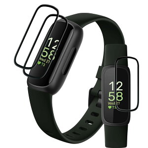 Ή Fitbit inspire3 tB y3Zbg Sʕیz PET Yf@ 3DȖ Fitbit inspire 3 tیtB  ߗ h~ LYC@\ z wh~ CA[