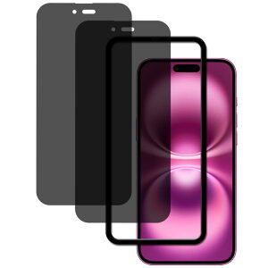 HKKAIS E̎ ̂h~ iPhone16 / iPhone 15 p `h~ KXtB {Ɏq̗p  KX t vCoV[ یtBy2 + KChgz