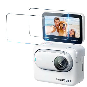 Ή Insta360 Go3 KXtB 2+2Zbg wFؑΉ p Insta360 Go3 JیtB { Ɏq 9Hdx Sʕی EhGbWH p Insta360 Go3 KXB P[X ϏՌ