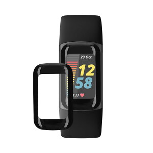 kwmobile 2x Fitbit Charge 5Ή یtB - ʕی یV[ X}[gEHb` wh~ ȒP - h~ 