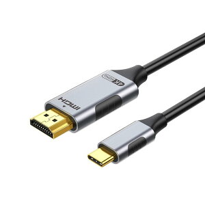 USB Type C HDMI ϊP[u hdmi type-cϊ 2M 4K@60Hz fo gщʂerɉf ^CvC to HDMI Thunderbolt 3/4 MacBook/MacBook Air/Surface Book/i-Pad Pro/GalaxyȂǑΉ
