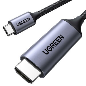 UGREEN USB Type C HDMI ϊP[u 3M 4K@60Hz USB C HDMI ϊ yPʐMzyDP Alt[h܂USB-CΉzThunderbolt 3/4 MacBook/MacBook Air/MacBook Pro/GalaxyȂǑΉ 3M