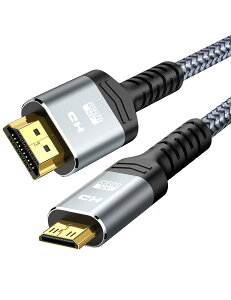 Snowkids Mini HDMI P[u 1m ~j hdmi o 4K@ 60Hz 18Gbps UHDA1080PA3DAHDRAARCAJAbvgbvAHDTVAj^[AvWFN^[ȂǂɓKp(^CvAIX-~j^CvCIX)