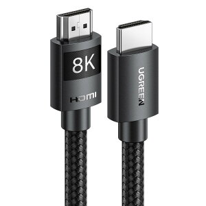 UGREEN 10K 8K HDMI 2.1 HDMIP[u 3M 48Gbps  8K@60Hz 4K@240Hz 144Hz 120Hz eARC C[Tlbg HDCP 2.3 Dynamic HDR UHD 3D Mac mini M4/M4 Pro/PS5/PS4/XboxX/S/TEho[/Switch/TV/PC/j^[ȂǓKp