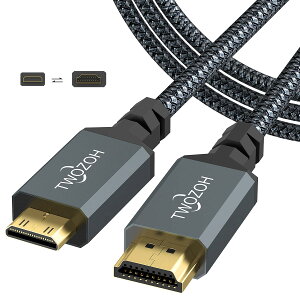 Twozoh Mini HDMI to HDMIP[u 3M, 4K 60Hz UHD Mini-HDMIIX-HDMIIXϊP[u,HDMI P[u ^CvC (HDMI~j)
