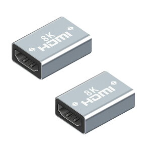 �y2�Z�b�g�z HDMI ���p�A�_�v�^�[ �����R�l�N�^�[ HDMI�P�[�u�������ڑ� 8K@60Hz�Ή� 18Gbps �n�C�X�s�[�h HDMI2 ALLVD (2�� HDMI�����R�l�N�^)