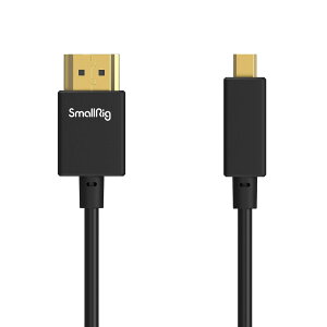 SmallRig �n�C�X�s�[�hHDMI �P�[�u�� �ɍ� �v���r�f�I�p Micro HDMI to Full HDMI�P�[�u�� (35cm)-3042B