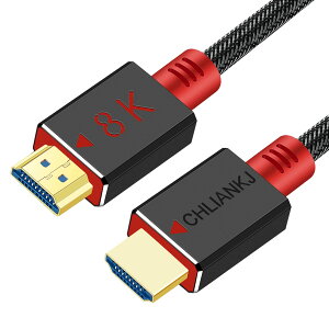 CHLIANKJ 8k HDMI 2.1 P[uAEgnCXs[h48 Gbps HDMI P[uA8K@60Hz 4K@120HzA7680x4320p UHD HDR HDCP2.2 eARC 3DC[Tlbg ARC Ή Dynamic HDR, Dolby Vision, Smart TV, Roku, Xbox, PS5, PS4 (3M)
