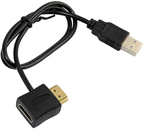 I[fBIt@ HDMIp ⏕dA_v^ HDMI (IX) - HDMI (X) USB-A (IX) HDMIؑ֊ HDMIZN^[̈蓮 USB ^CvA [q ⏕dp 50cm