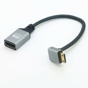 hdmi ~jhdmi ϊP[u l 4KAOt~jHDMI-HDMIA_v^[P[u 0.2M iCґgpx90°hdmi P[u  l 3D/4K 1080pΉ ( L^)