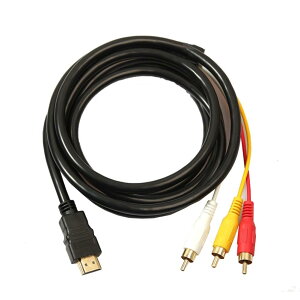 Parishop bL HDMI A/M TO RCA3 ϊP[u fXNgbvp\RΉ R|[lg IX er rfI[q 1.5m