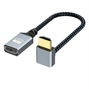 ViViSunHDMI �����P�[�u�� �n�C�X�s�[�h 4K�掿 �I�X-���X �����b�L�[�q 90°L�^ HDMI�^�C�vA �I�X- HDMI�^�C�vA ���X (��L�A���~�j�E���V�F��, 0.2m)