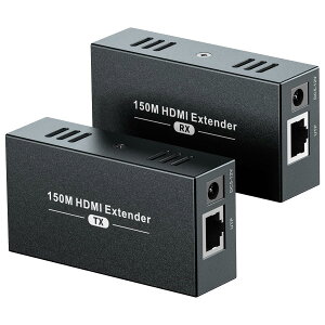 PWAY HDMI GNXe_[ LAN ϊ ő150m` 1080P@60Hz 3D RJ45HDMI M@Zbg ȒPڑ XW Ď rfIc PC PS5Ȃ Kp PC PS5ȂǑΉ PW-DT264