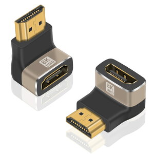 Duttek L�� HDMI 2.1 �ϊ��A�_�v�^, 8K HDMI�ϊ��A�_�v�^�I�X���X2.1�o�[�W�����A8K HDMI 90�x�A�_�v�^L�^������A����48Gbps HDMI�A�_�v�^8K�I�[�f�B�I/�r�f�I�`���ɑΉ������e���r�ARoku�AFire Stick��2�p
