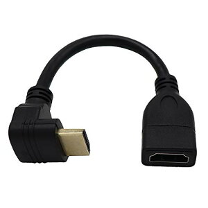 ViViSunHDMI �����P�[�u�� �n�C�X�s�[�h 4K/3D�掿 �I�X-���X �����b�L�[�q 90°L�^ HDMI�^�C�vA �I�X- HDMI�^�C�vA ���X (��L 0.5m)