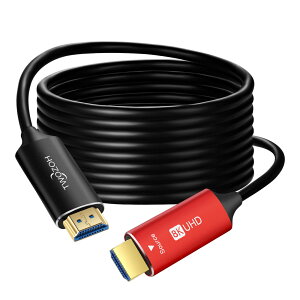 Twozoh 8K �t�@�C�o�[ HDMI �P�[�u�� 10M ����HDMI 2.1 �� �t�@�C�o�[�R�[�h 48Gbps 8K@60Hz 4K@120Hz
