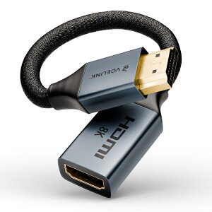 VCELINK 8K HDMI P[u Z HDMI 2.1IX-XR[h 48Gbps TVXeBbNAHDTVAQ[@APCȂǂɑΉ 18cm 1{