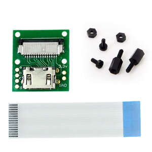 CHENYANG CY Raspberry PI �J�������W���[�� - HDMI Type A �I�X HDTV FPC �t���b�g�P�[�u�� 5cm PES001�p