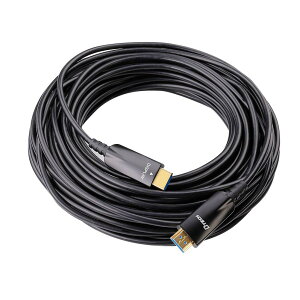 DTECH ���t�@�C�o�[ HDMI �P�[�u�� 30m 4K 60Hz 2K 144Hz 1080P UHD �r�f�I �n�C�X�s�[�h 18Gbps 3D ARC Deep Color HDCP1.4 EDID CEC �Ή� ���炩 �X���� ���� �������z�� �u���b�N