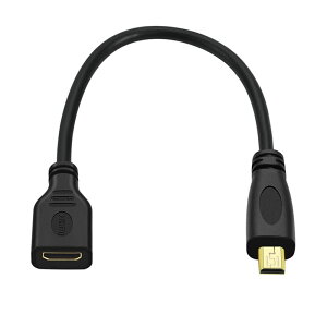 Rosebe Mini-HDMI To Micro-HDMI ϊ P[u Ď@ J ^ubg PC TV ` f[^P[u ~jHDMI X Micro HDMI IX P[u