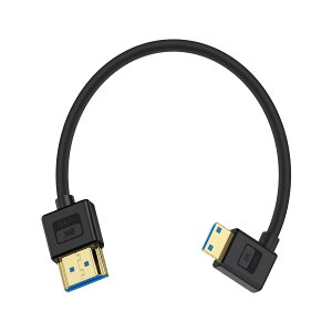 Poyiccot L^ Mini HDMI P[u Z 8KA48Gbps Mini-HDMI to HDMI ϊP[u L^A0.3m ɔ 2.1 Ki E _炩 ~jHDMI P[u 8K@60Hz 4K@120Hz/144Hz ΉJ p\RȂǂɓKp