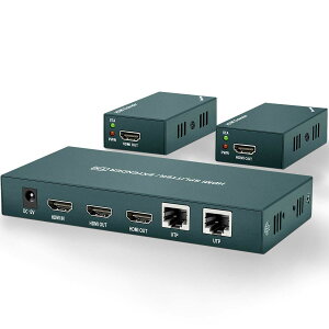 HDMI�G�N�X�e���_�[�X�v���b�^�[1x2�AHD1080P @ 60Hz�A�G�N�X�e���_�[ HDMI Over CAT5e / CAT6 / CAT7�P�[�u�������165�t�B�[�g�i50m�j�̒����̓`���A2�`���l���`���A�K���Ă��܂��Ď����A�z�[���V�A