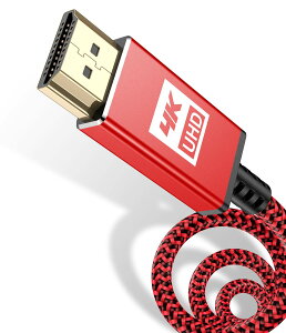 4K HDMI P[u 1.5mynCXs[h AbvO[hŁz HDMI 2.0KiHDMI Cable 4K 60Hz Ή 3840p/2160p UHD 3D HDR 18Gbps C[Tlbg ARC hdmi P[u - Ή p\R̉ʂerɉf Apple TV,PS
