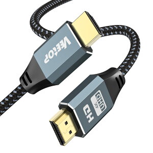 4K HDMIP[u hdmi2.0Ki 4K 60Hz 2K 144Hz 4096×2160p UHD 3D HDR 18Gbps ARC C[TlbgΉ hdmi P[u v~AnCXs[h p\R̉ʂerɉf Apple TV,Fire TV Stick, PS4/PS3, Xbox,PC