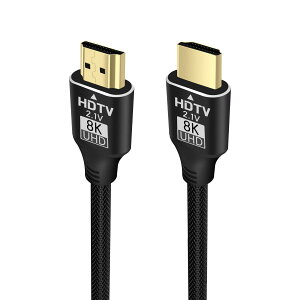 HUO JI HDMI P[u 3m 8K 2.1Ki HDMI cable ϋviC nCXs[h 8K60Hz/4K120Hz mCY[ x 48Gbps 4KQ[/ z[VA^[p UHD Dynamic HDR eARC 3D C[TlbgΉ 7680×4320 vOA