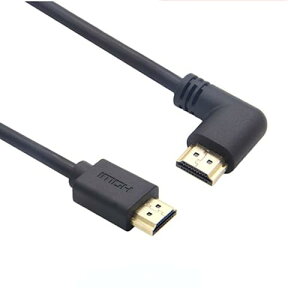 KKM-ラブショー0.15m 0.3m 0.5m~1.8m短いHDMI ケーブル,8k HDMI 延長ケーブル, 8K 60Hz HDMI 2.1オス-メス 90度L字型左右向きHDMI 延長ケーブル 高速HDMI変換48Gbps 8K 60Hz HDMI 2.1ケーブル (0.15m 右L/直L オス-オス)