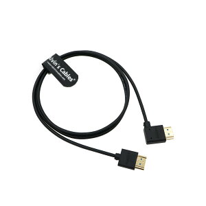 Alvin's Cables 8K 2.1 HDMI�P�[�u�� ���� Atomos Ninja V���j�^�[�p �X�g���[�g���獶�A���O��HDMI�R�[�h Z CAM E2�ASony FS5| FS7| A7S3�J�����p 39.5�C���`|1M