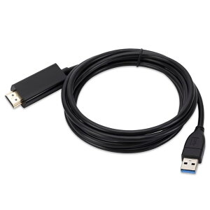 HIRAISM USB2.0 HDMI �ϊ��P�[�u�� ���� �f���o�� �u���b�N 1.8���[�g��