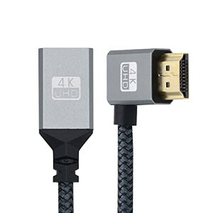 xiwai 4K 60hz 3D HDMI�����P�[�u���AHDMI 1.4�^�C�vA�I�X-A���X�����P�[�u�� 90�x���p�x