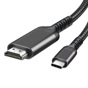 USB C HDMIϊP[u4 K HDMI Type C HDMI Type CA_v^[HDMI 4 KrfIo&Thunderbolt 3݊]1 m USB Type C HDMIϊP[u݊MacBook Pro Air/iPad Pro 2018 2020/Huawei MatebookȂǂ̃foCX