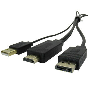 HDMI to DP (DisplayPort) ϊP[u ϊA_v^[ IX-IX 摜o 4k@30Hz FULL HD@1080P@60Hz P[u 2M
