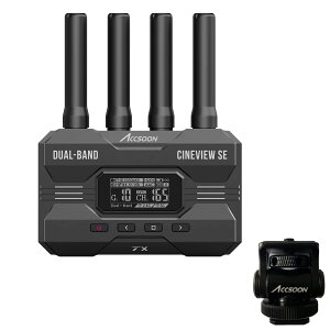 �yAccsoon���K�㗝�zACCSOON CineView SE ���C�����X �f���`���V�X�e�� ���M�@HDMI&SDI���� 1080p 60fps ?0.05�b��x�� 350m�̓`������ ������4�Z�b�g�g�p�\ 2.4-5Ghz2.4-5Ghz�f���A���`���l���g�����X�~�b�^