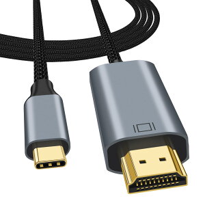 USB Type-C HDMI ϊP[u hdmi type-c ϊ 2M 4K@30Hz ^CvC HDMI ϊP[u PʐM fo gщʂerɉf ݑΖcervWFN^[ɍœK ΉThunderbolt 3/Phone 16 15/Mc