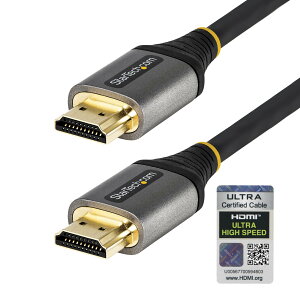 StarTech.com 8KΉHDMI 2.1P[u^1m^48GbpsΉEgnCXs[hHDMIP[u^8K60Hz & 4K120Hz^HDR10 + eARCΉ^HDMIF؃P[u^_TPE핢 HDMM21V1M
