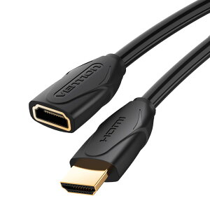 VENTION HDMI �����P�[�u�� 3m �u���b�N HDCP�Ή� A�I�X A���X 4K ���^���ґg