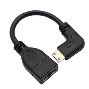 KKM-uV[nCXs[hmini HDMI(IX)to HDMI(X)ϊP[u^CvC(mini)IX 90°L^ bLRlN^ f[^` (EL)