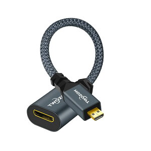 Twozoh Micro HDMIIX-~jHDMIXA_v^[P[u Micro HDMI D^CvIX-~jHDMI C^CvXP[u 4K/1080P (20CM/0.6tB[g) Kis