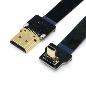 CY 20 cm 90�xUp�p�x�t��FPV�}�C�N��HDMI�I�Xto HDMI�I�XFPC�t���b�g�P�[�u��for GoPro Multicopter�q��ʐ^