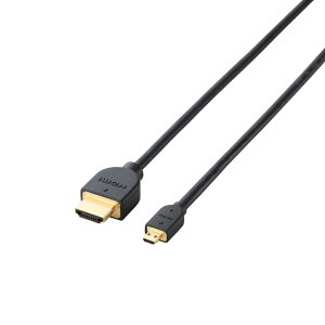 ELECOM ^ubgPCpHDMIP[u 1.4 micro 2m TB-HD14EU20BK